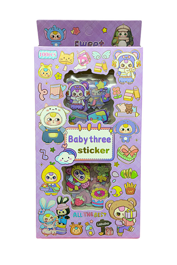 Labubu Şefaf Sticker - 1