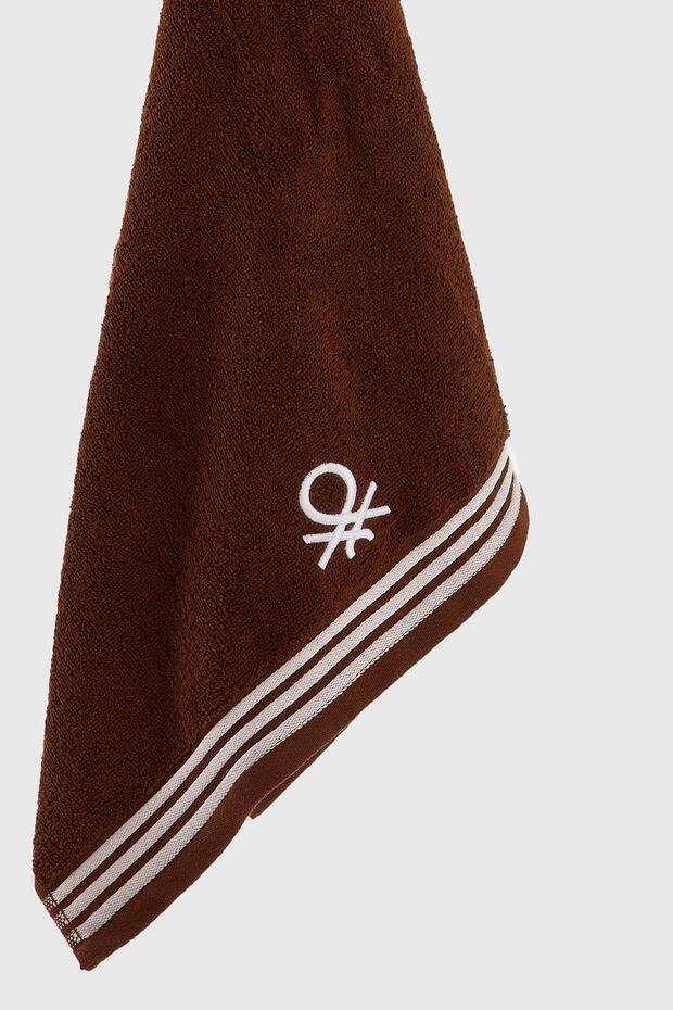 Bath Towel Hand Face Body Dark Brown 100% Cotton 30X50 cm Face Towel