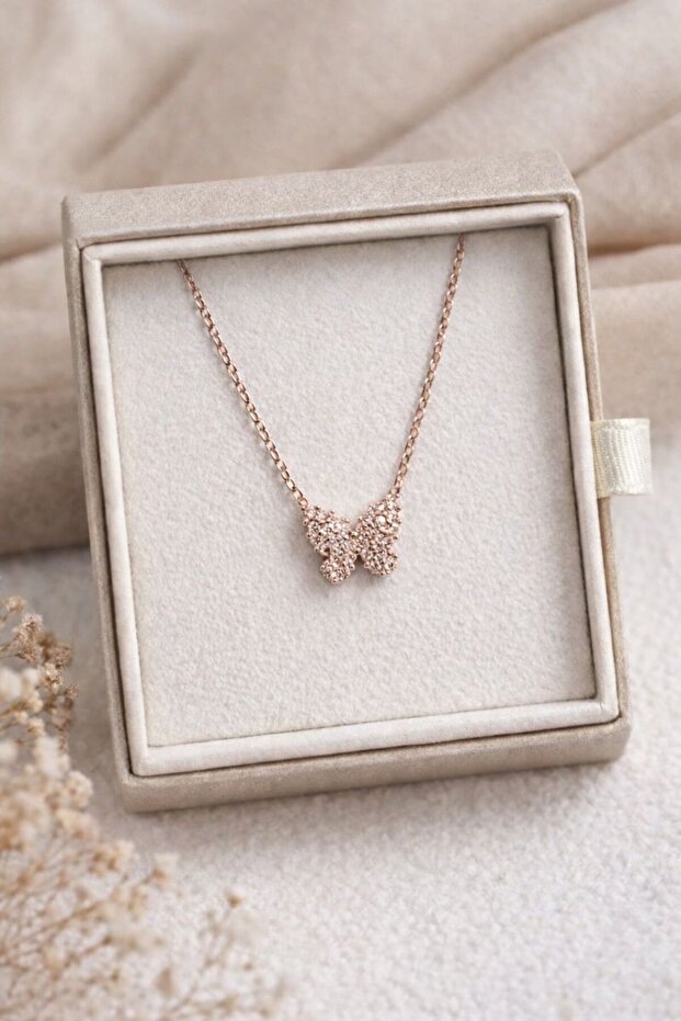 Kelebek mini kolye - 2