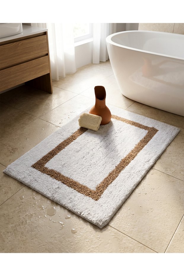 100% Cotton Bath Mat Home Gift 70 X 120