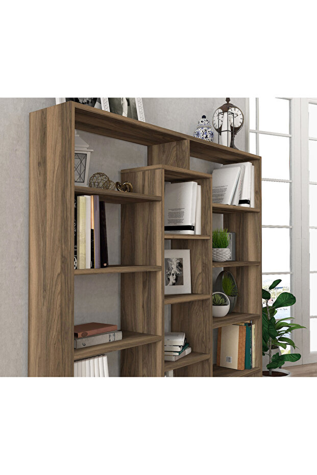 Ample Kitaplık Ceviz - 5