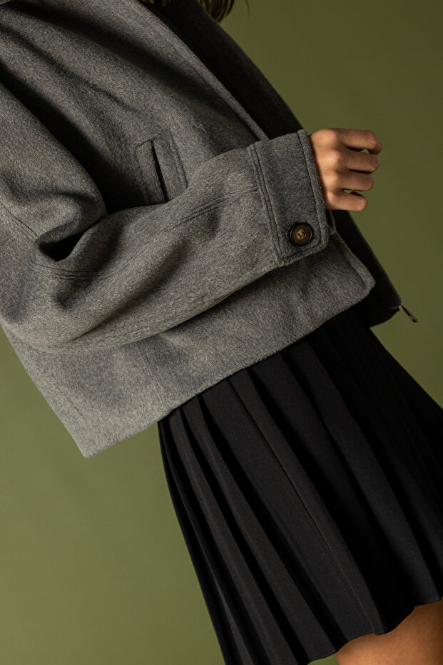 Jachetă cu fermoar - 3