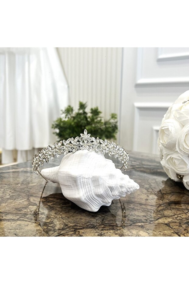 Crystal Stone Design Bridal Tiara High Quality Wedding Henna Engagement Promise Crown A-5 Tky0424