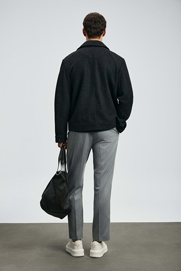 112120262 Good Erkek Örme Ceket SİYAH - 7