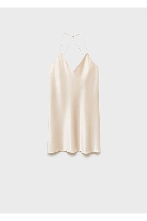 Askılı ipek gecelik - 3