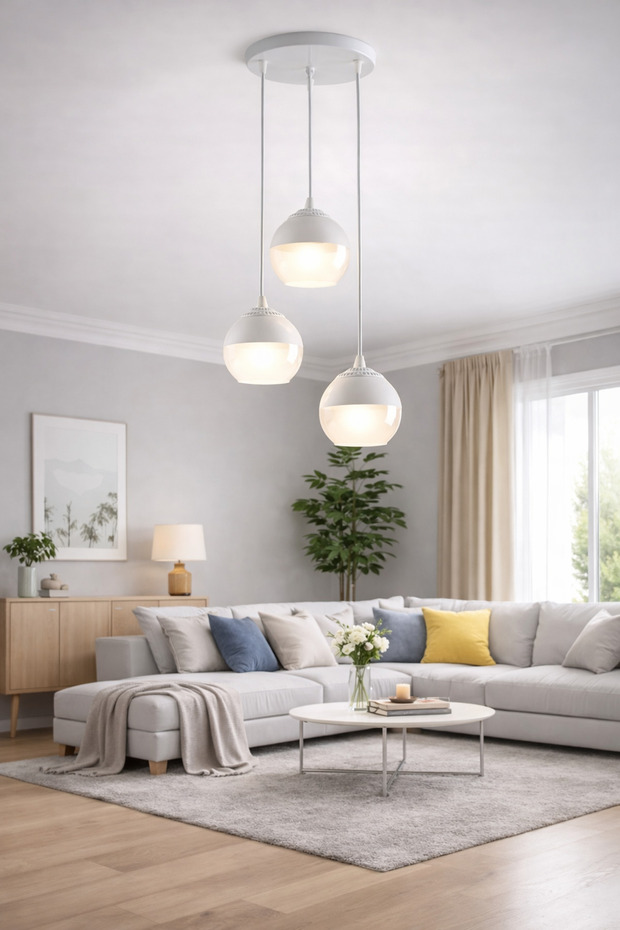 Sarkıt Beyazcamlı 3'lü - 1