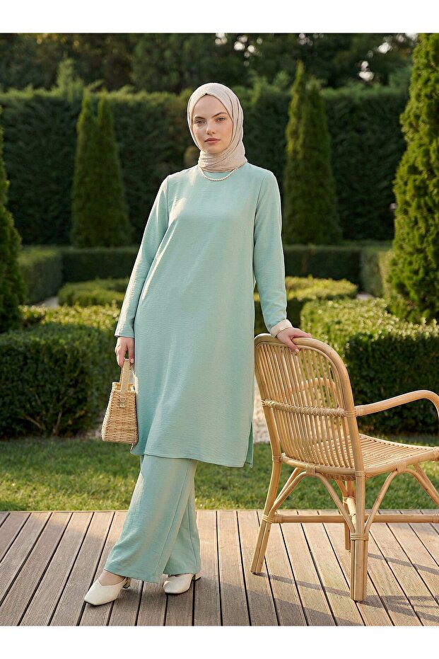 Aerobin Basic Tunik&Pantolon Takım - Yesil - - 1