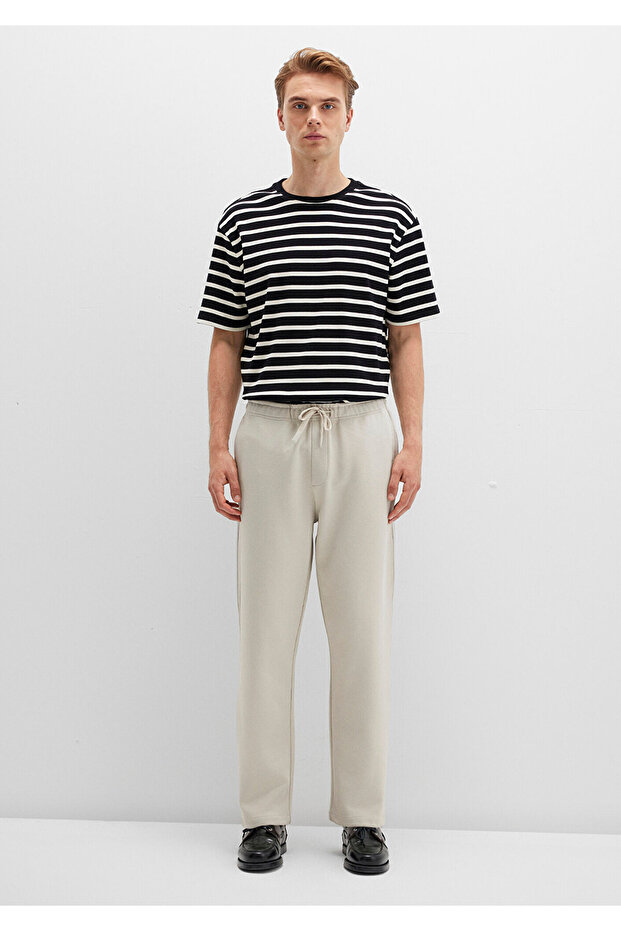 Bej Örme İnterlok Pantolon 0010521-70144 - 4