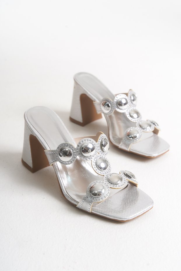 Henna women's heeled slippers a014-k650