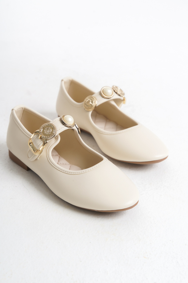 Mia Women's Buckled Ballerinas A023-K440