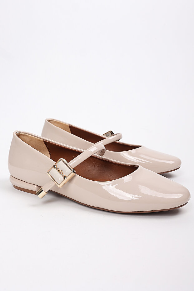 Elina Women's Single Strap Adjustable Ballerinas 350-K1903