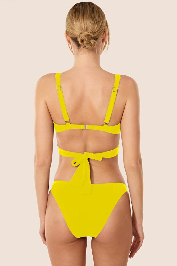 3406 Set bikini galben - 2