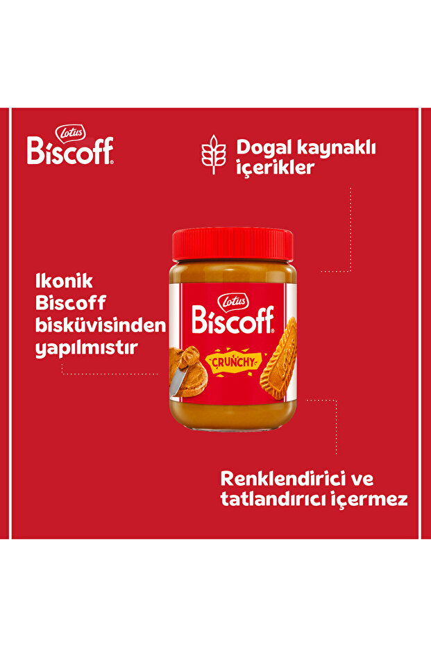 Biscoff Crunchy Spread Sürülebilir Karamelize Bisküvi Ezmesi 380 GR - 3