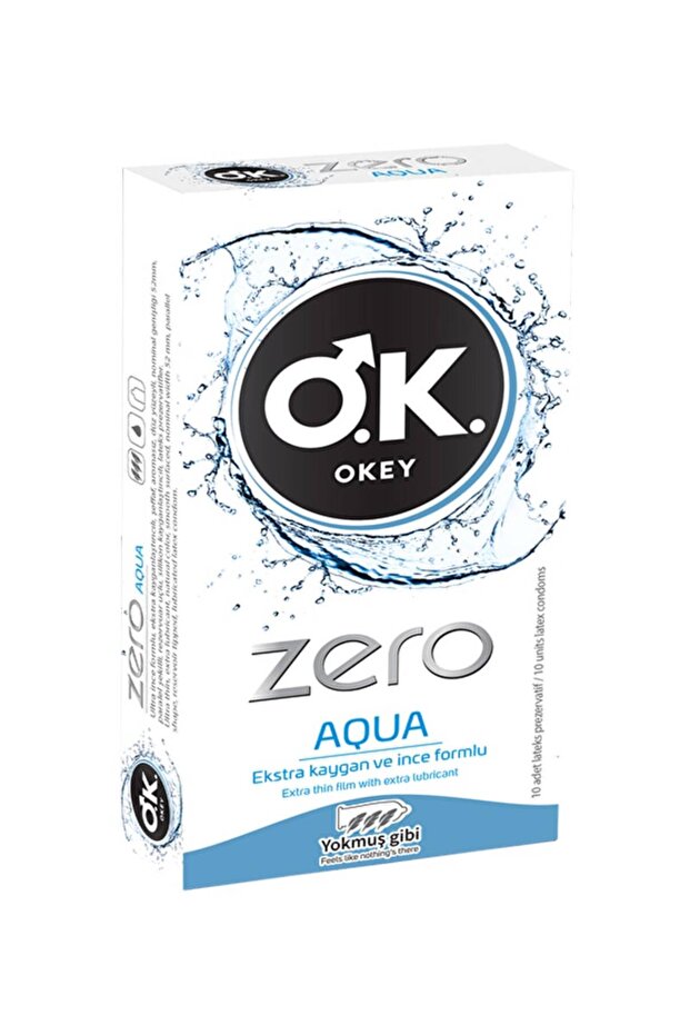 Prezervatif Zero Aqua 10'lu - 1