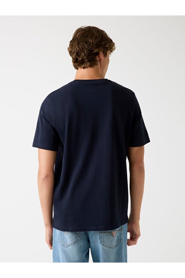 Tricou bărbătesc cu croială regulară Patch - 4