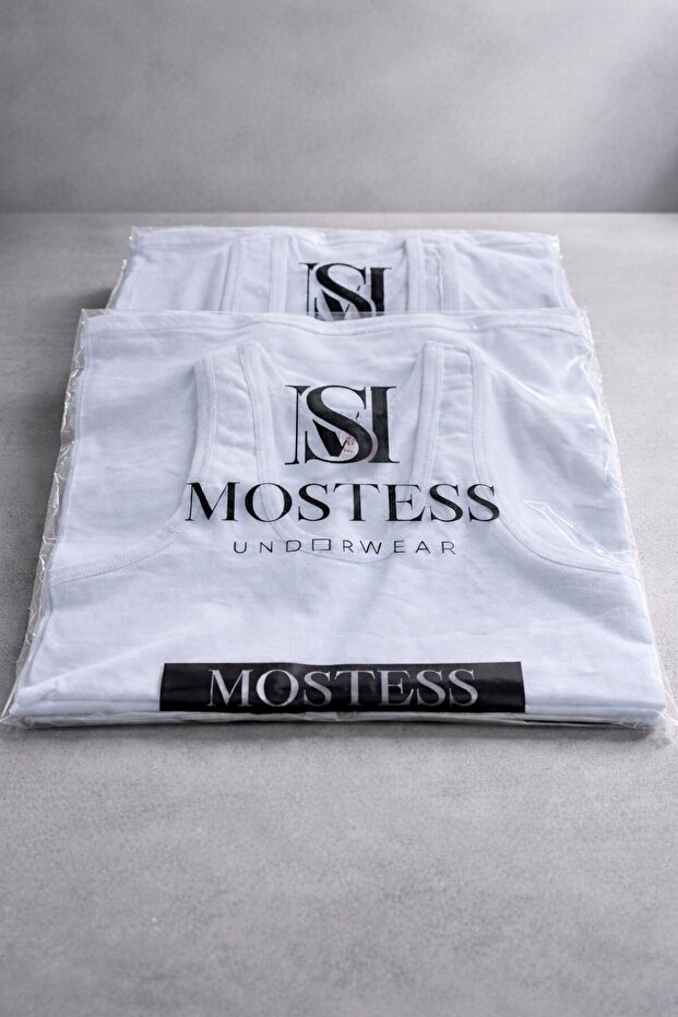 Boy's Combed White Undershirt Cotton 6-Pack - 3