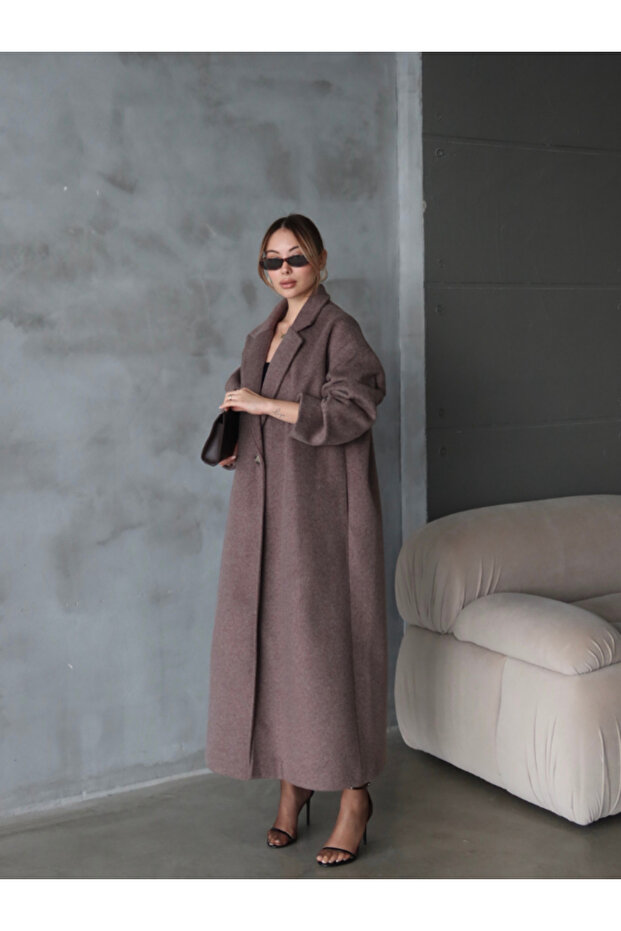 معطف كاشي قصة فضفاضة - 3