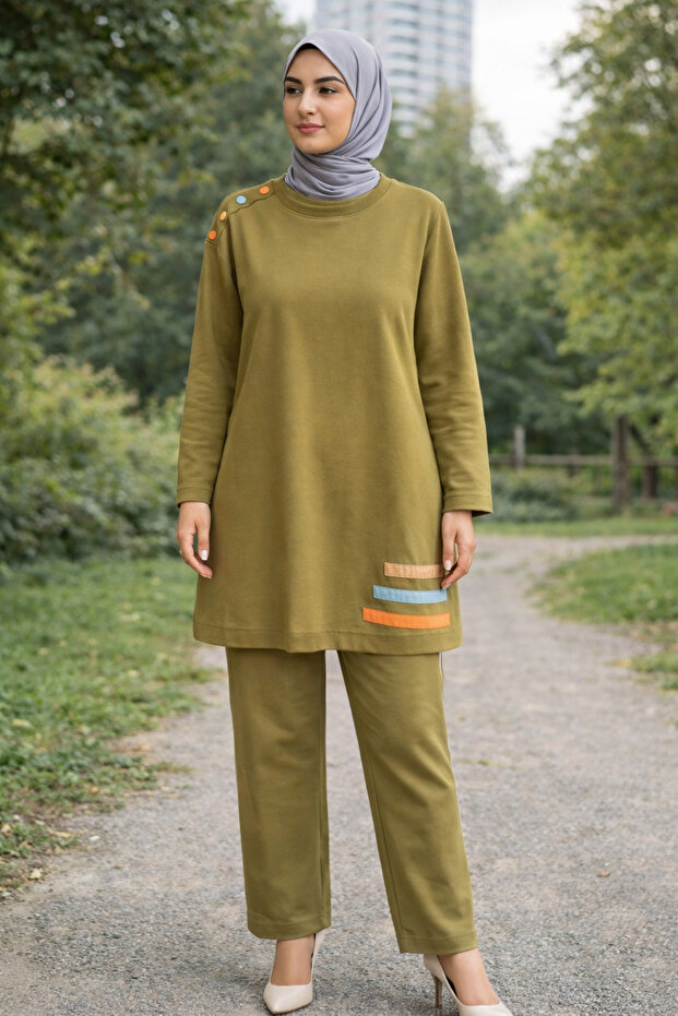 Pmuz Düğmeli Tunik - 1