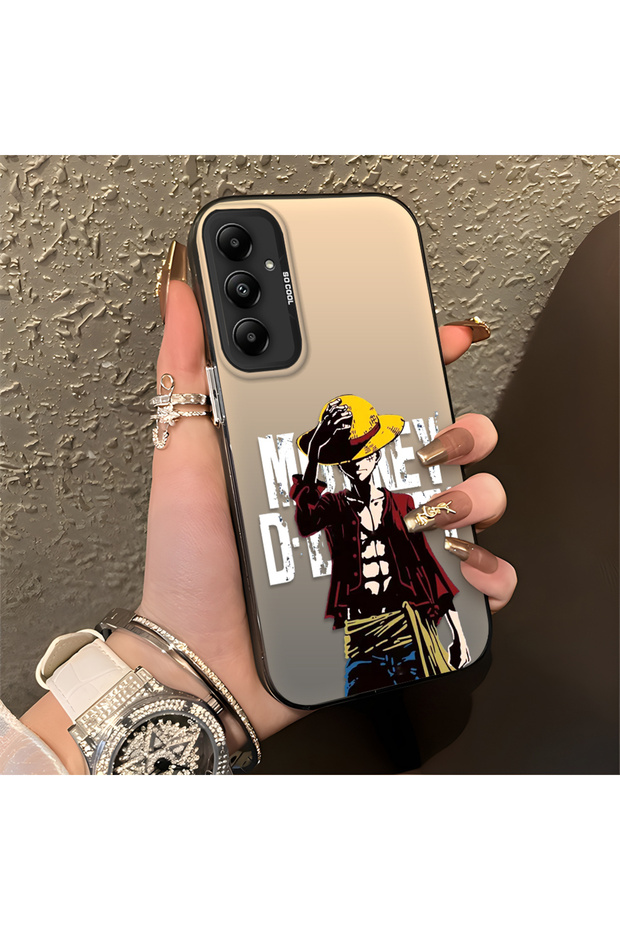 Samsung Galaxy A05S Compatible Trend Men's Patterned Silicone Edge Hard Back Shockproof Case