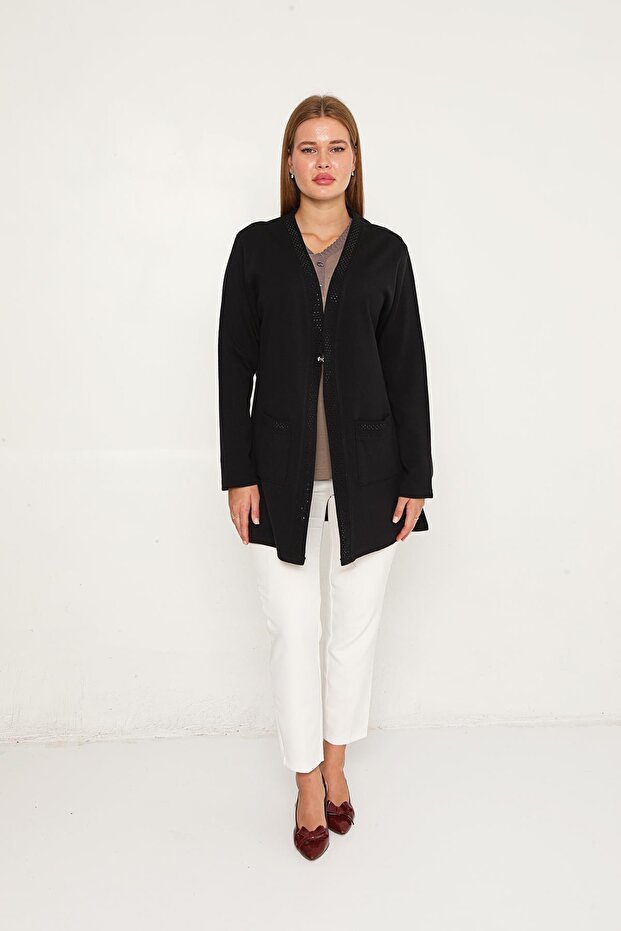 Çelik Örme Triko Anne Ceket 05 - 2