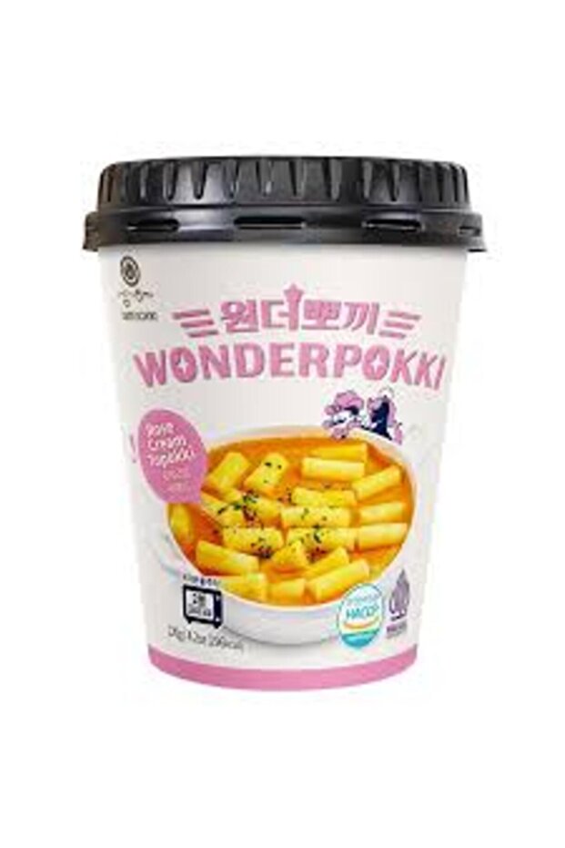 Rose Cream Topokki 120g, Pack of 30pcs