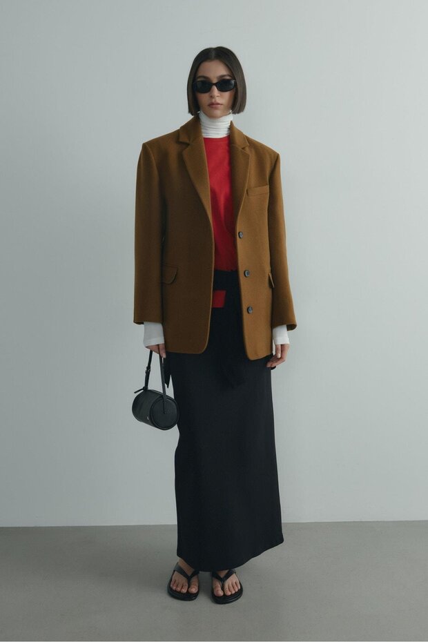 Kırmızı Nox Oversize Tişört - 6