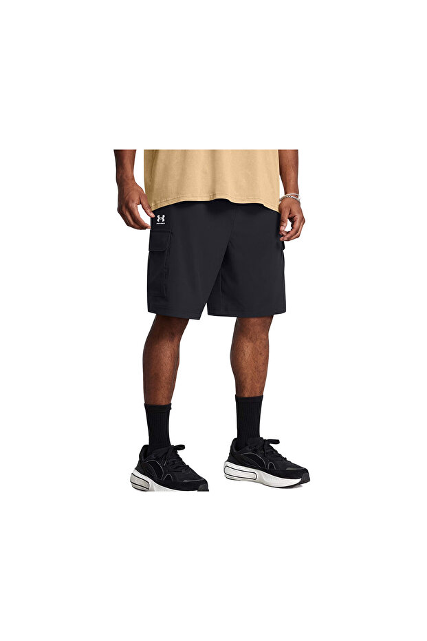 Ua Vibe Woven Cargo Short Men's Casual Cargo Shorts 1386560-001 Black