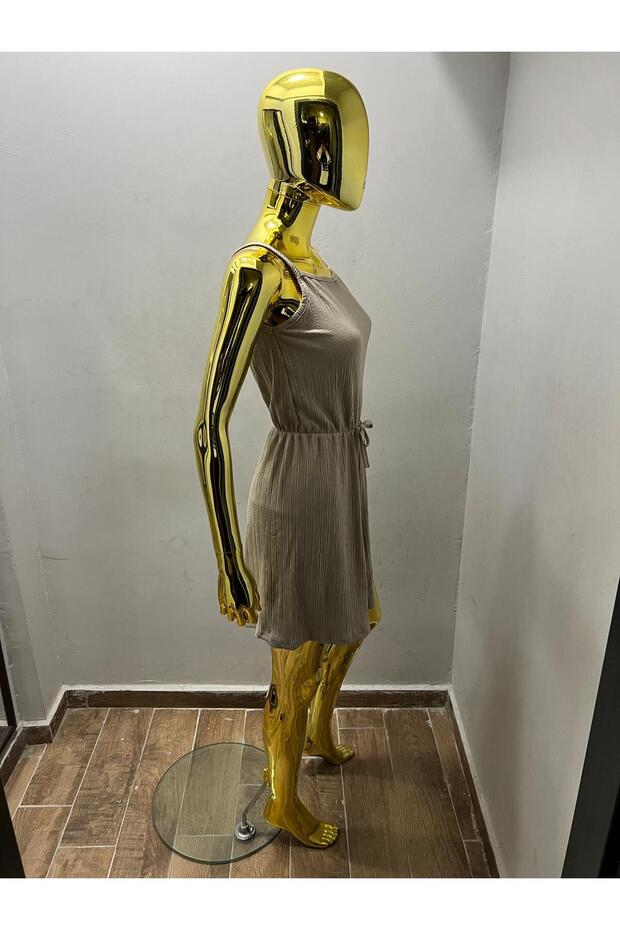 Askılı şort tulum - 4