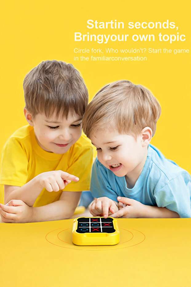 لعبة إكس أو (Tic Tac Toe Bolt) مصنوعة من مادة ABS، لعبة لوحية، مناسبة للأطفال من عمر 3 سنوات فما فوق، لعبة تعليمية وألغاز، هدية
