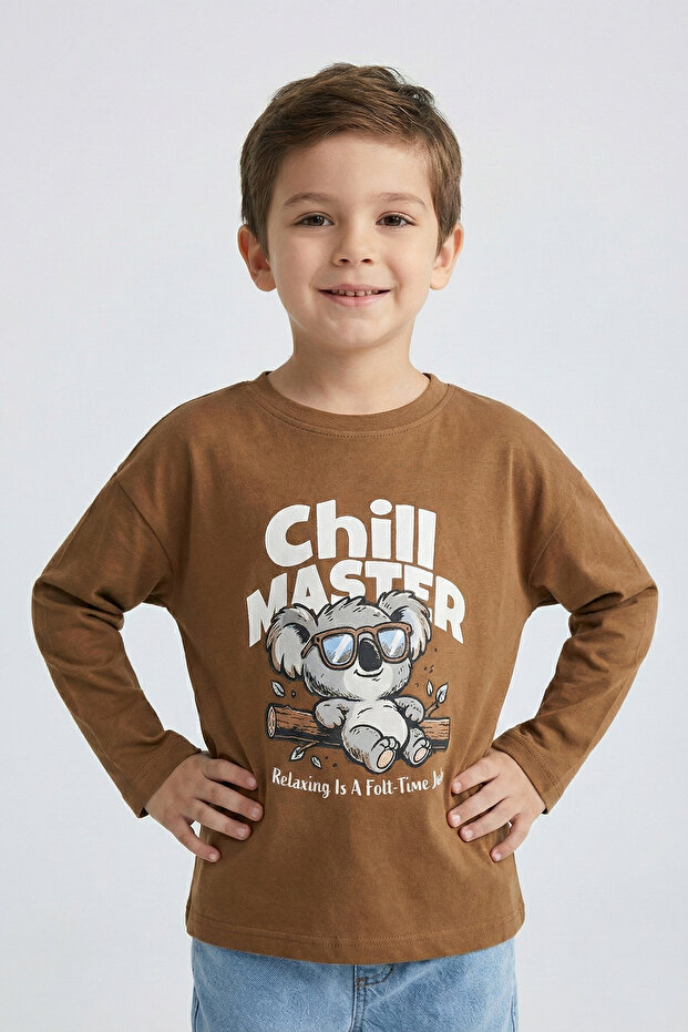 سترة رياضية رفيعة بأكمام طويلة للأولاد من Chill Master