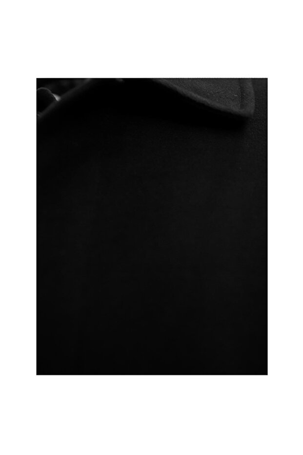 SİYAH Kaşe Kaban - 3