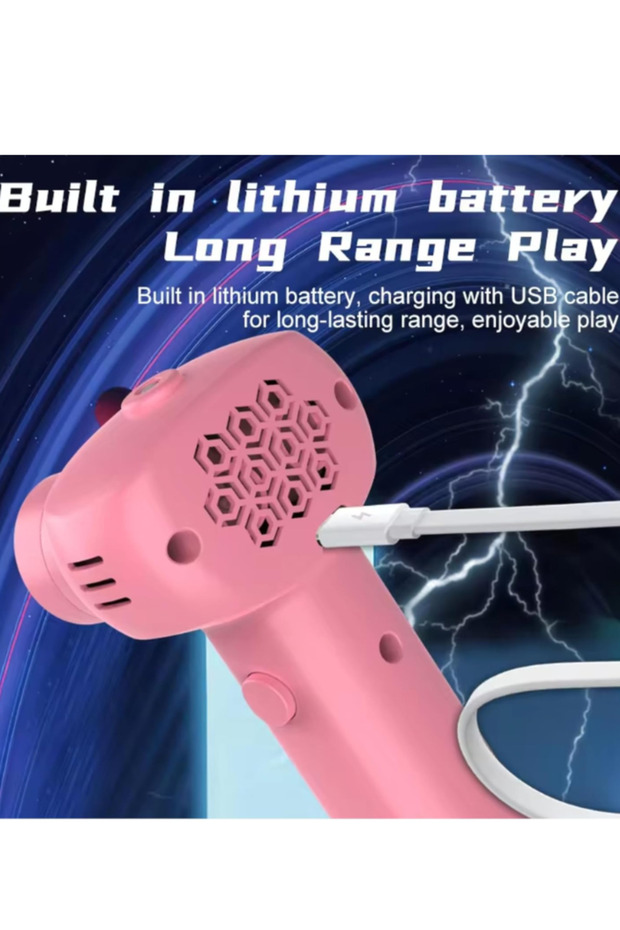 لعبة إطلاق حبل قابلة لإعادة الشحن، مزودة بإضاءة LED، و3 حلقات حبل للخدع البصرية - 2