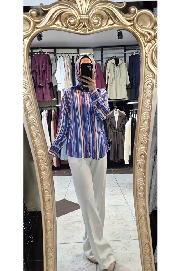 قميص مخطط جاهز للارتداء - 2