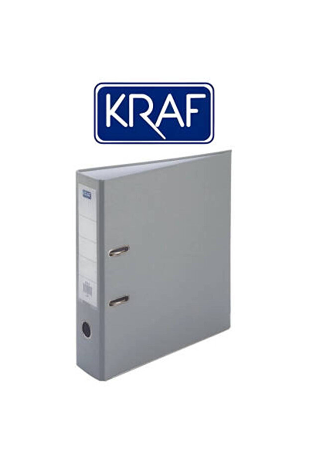 Office Folder, Wide, A4 Size, 2-Ring, Gray - 2