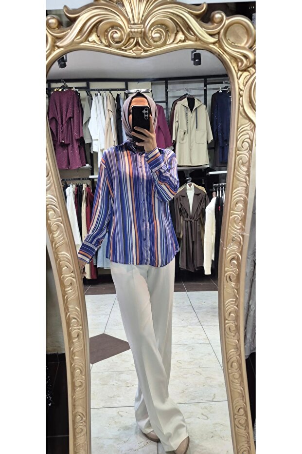 قميص مخطط جاهز للارتداء - 3