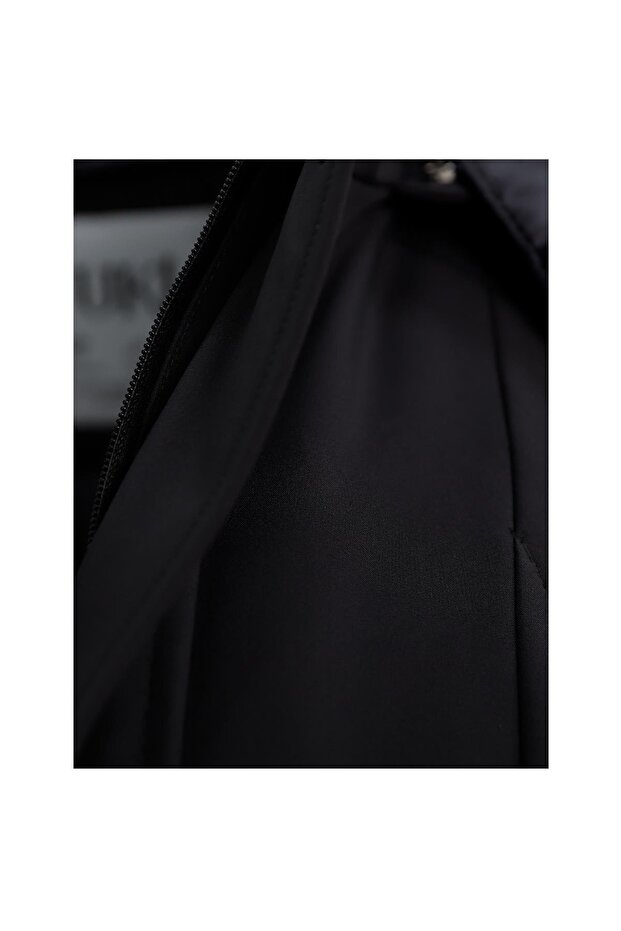 ANTRASİT Kapişonlu Kışlık Mont - 3