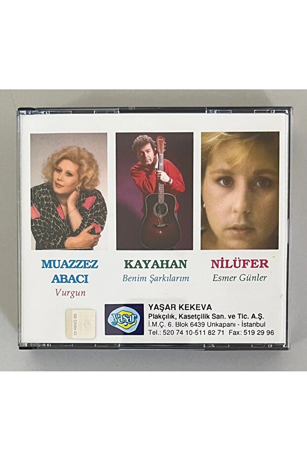 Muazzez Abacı Kayahan Nilüfer Set of 3 Cds (Original Period Edition Cd)