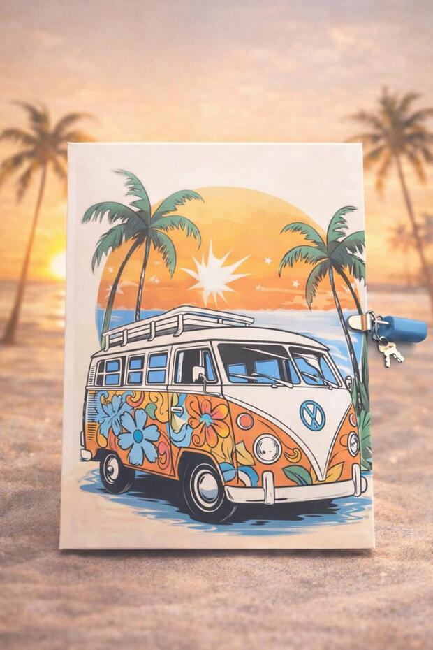 Sweet Summer Locked Memory Notebook Memory Book Concept Notebook