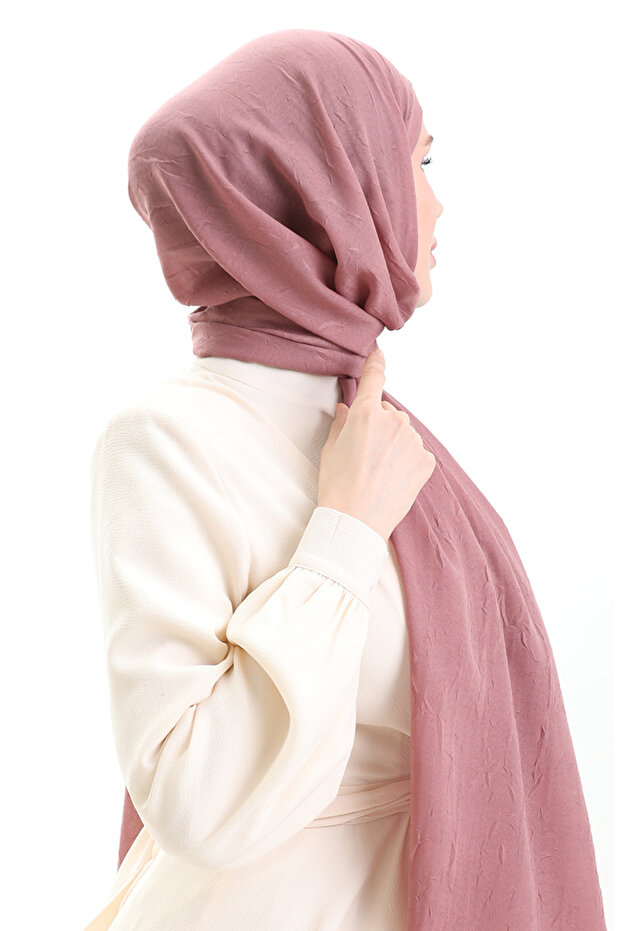 Bambus Šal 70281-46 Prašnjava ruža - 3