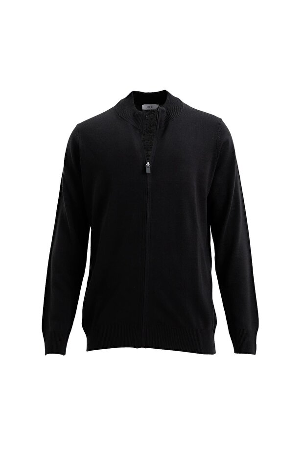 SİYAH Triko Hırka - 1