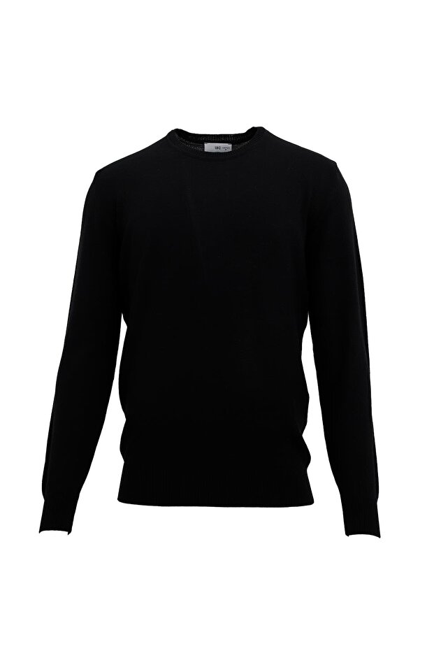 SİYAH O Yaka Triko - 1