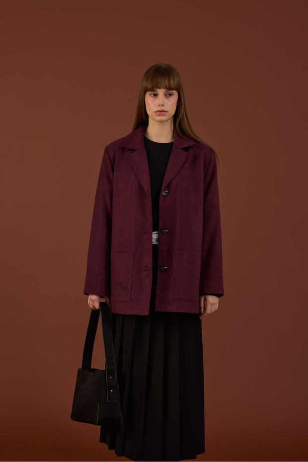 ROANNE süet blazer - 5