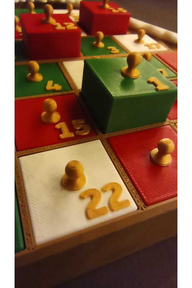 Advent Calender Kutu, 3D Baskı Advent Calender - 2
