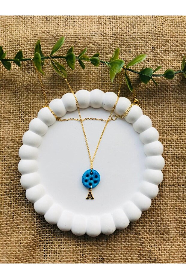 Specify the Letter 7-Eyed Syriac Bead Necklace