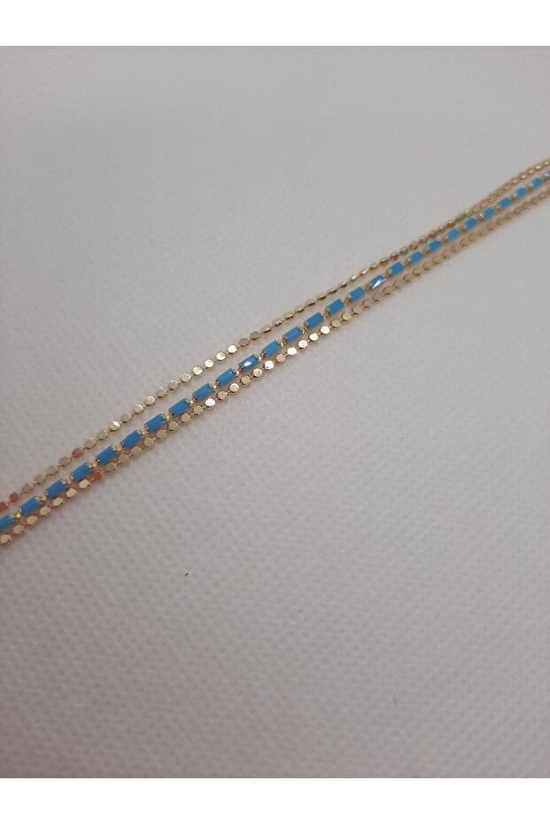 Mavi mineli bileklik - 2