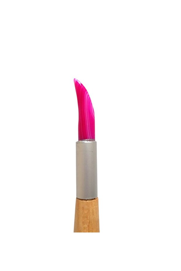 Agate Mühre Crow Nose-Zer Mühre Pink Color-Boxwood Ergonomic Handle-Gilding-Miniature Art-46