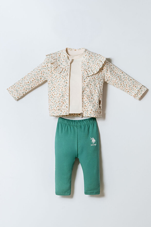 Baby Girl Cream 3-Piece Set