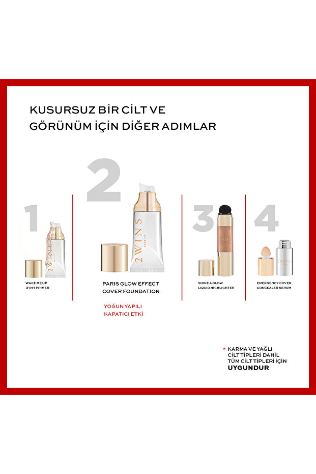 Paris Glow Effect Cover Foundation-Medium - 5