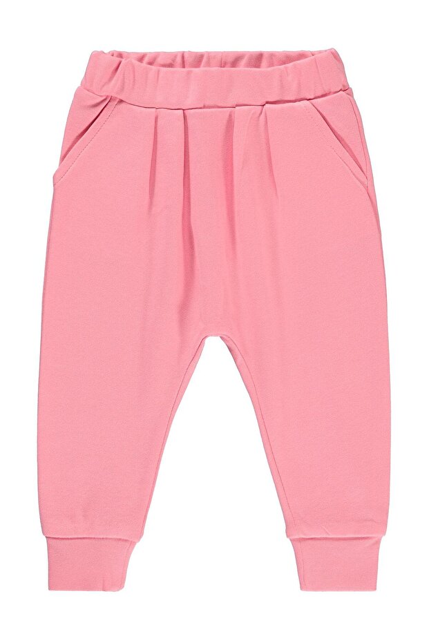 Baby Pants Without Booties 6-24 Months - Pink