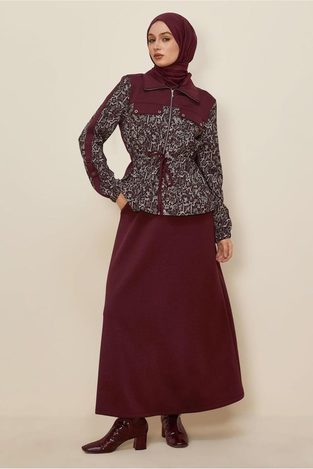 Skirted Tracksuit Set 46058